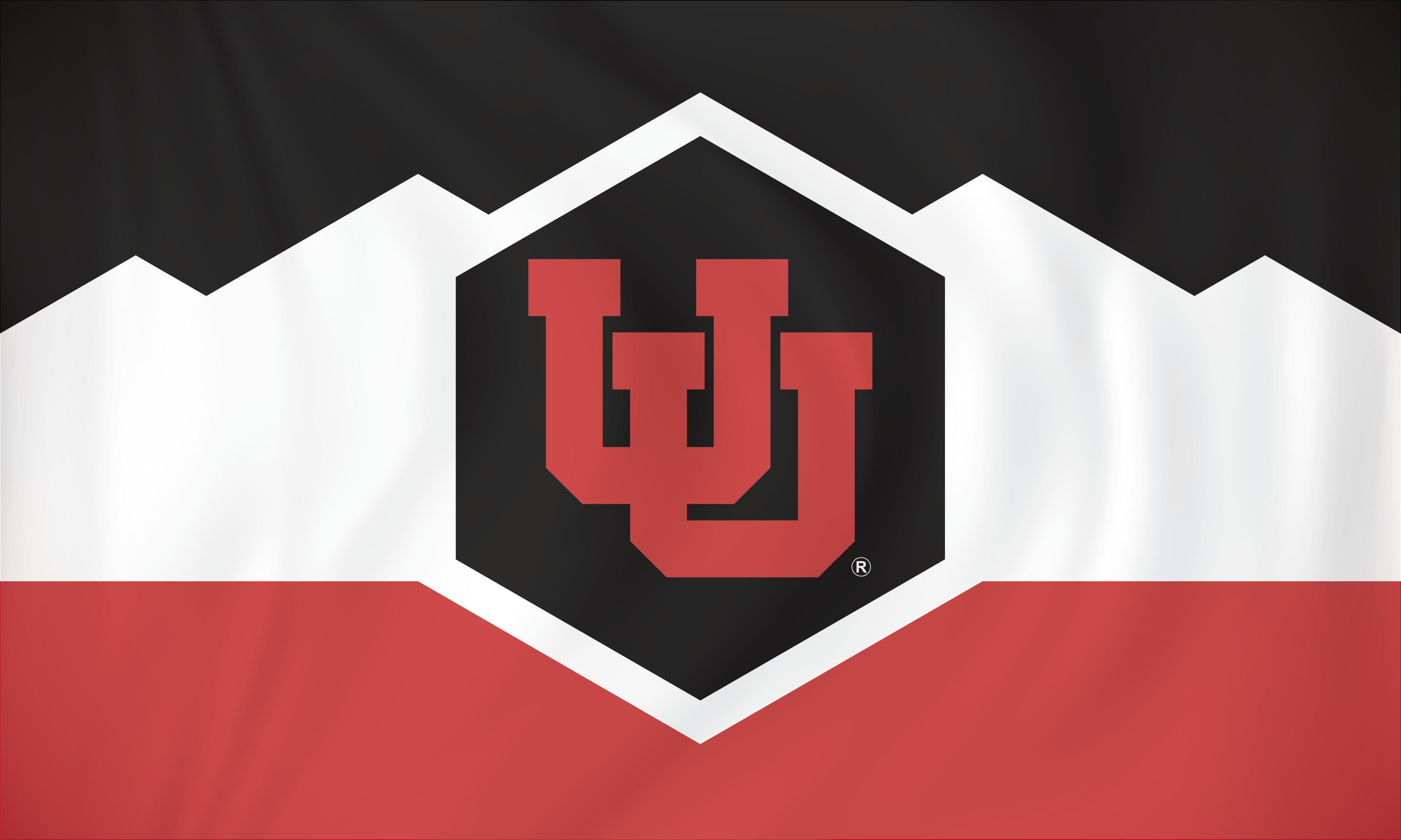 Interlocking Utah Flag University of Utah Colonial Flag