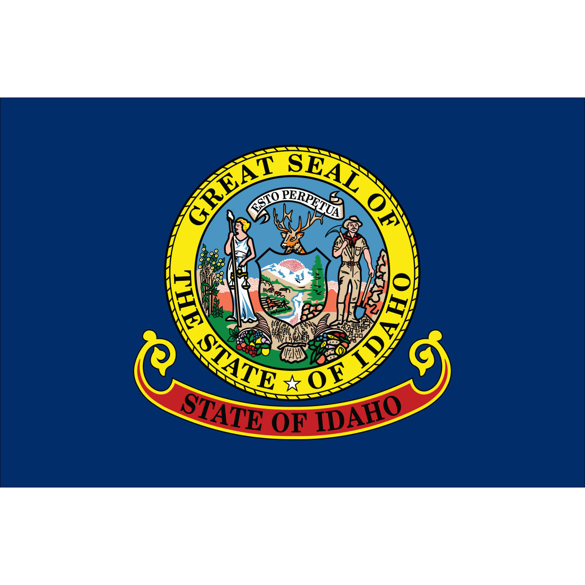 Idaho State Flag The Flag Of Idaho Colonial Flag 5965