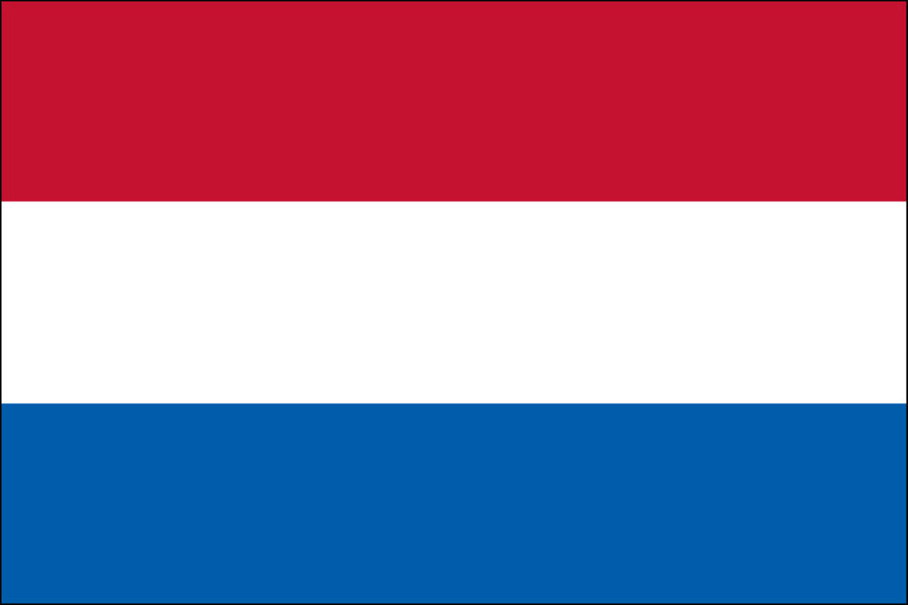 Netherlands Nylon Flag, 3' x 5