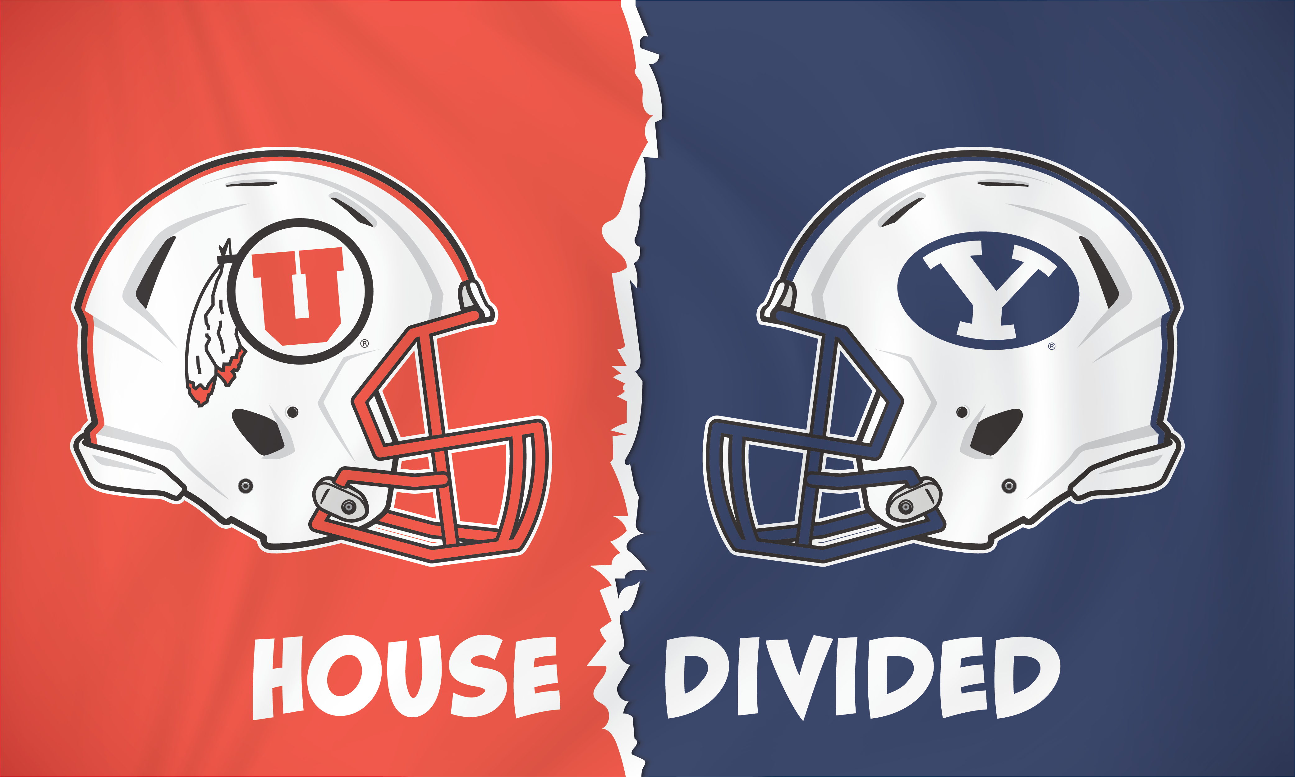 House Divided Flag - BYU/UofU