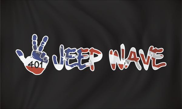 401 Jeep Wave - 3'x5' Flag