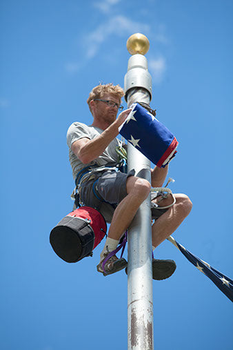 Flagpole climber deals