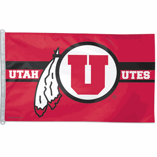 U of U Logo 3'x5' Flag – Colonial Flag